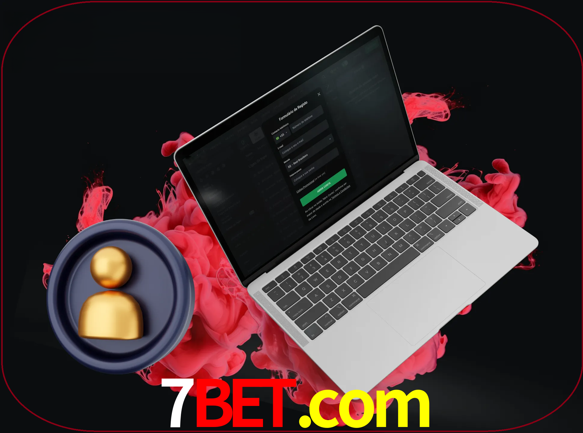 No cabeçalho do site 7bet, clique no botão que o levará a um formulário especial onde terá de introduzir as suas informações actuais.