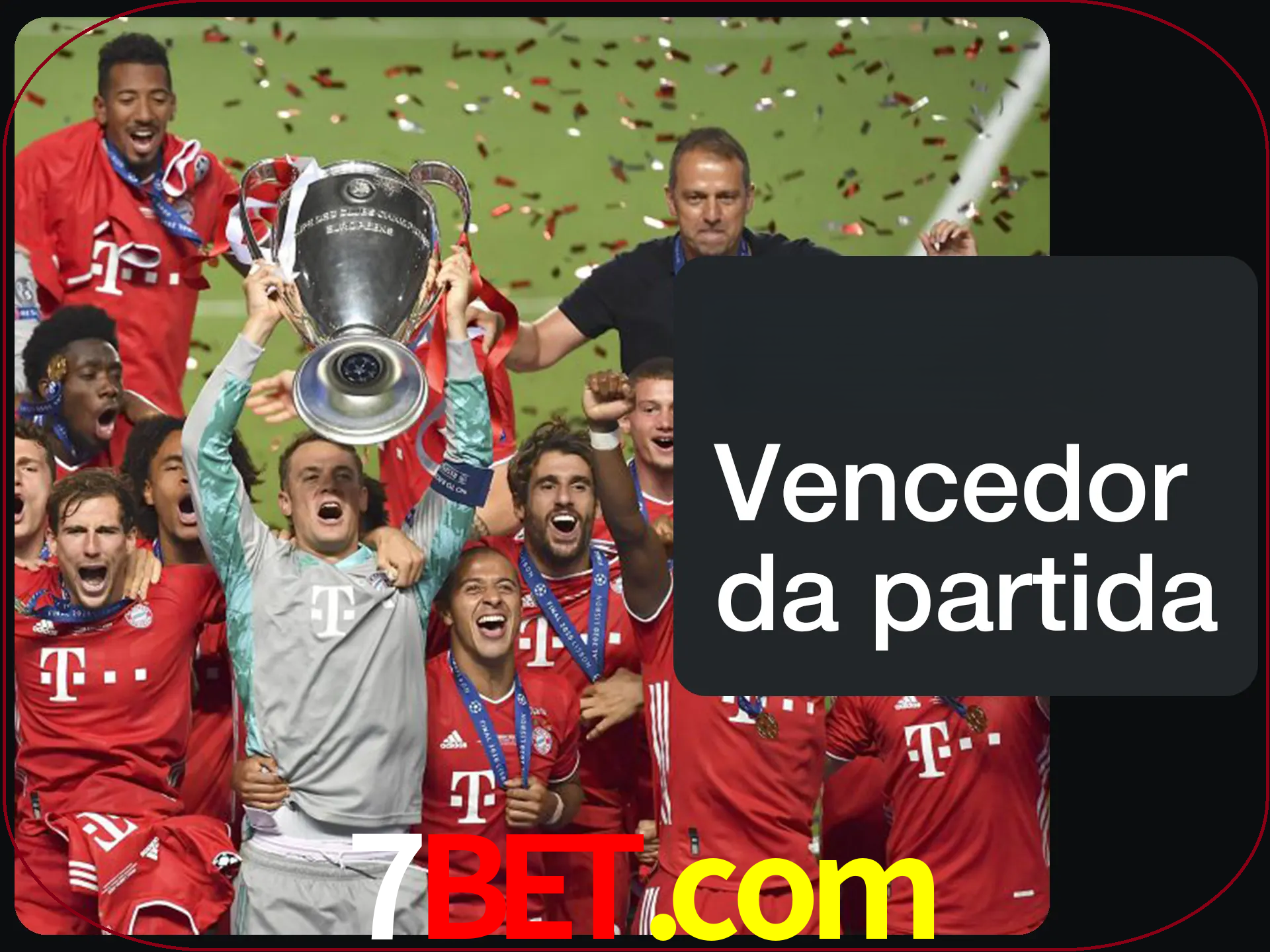Aposte no vencedor e ganhe uma grande quantia de dinheiro.