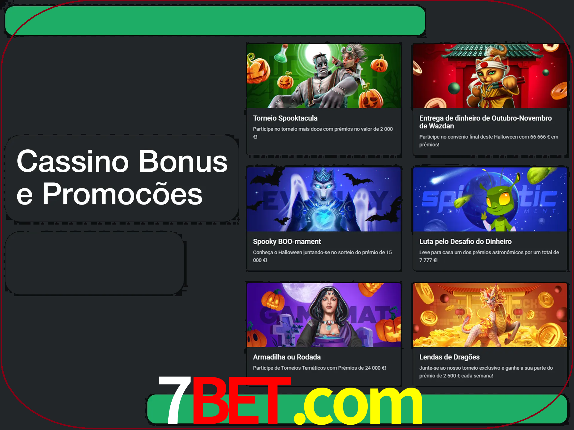 Verifique se há novos bônus de cassino para reivindicar.