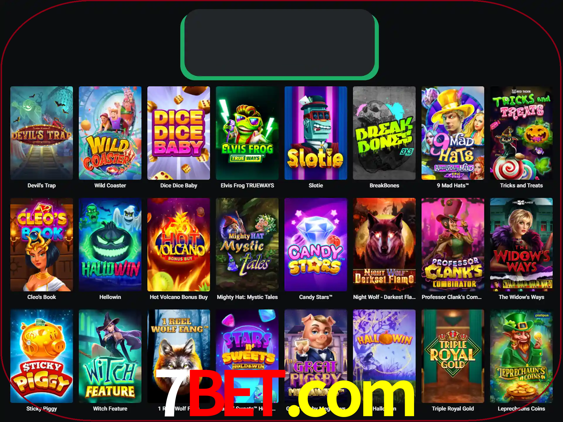 Procure por seus amados jogos de slot.