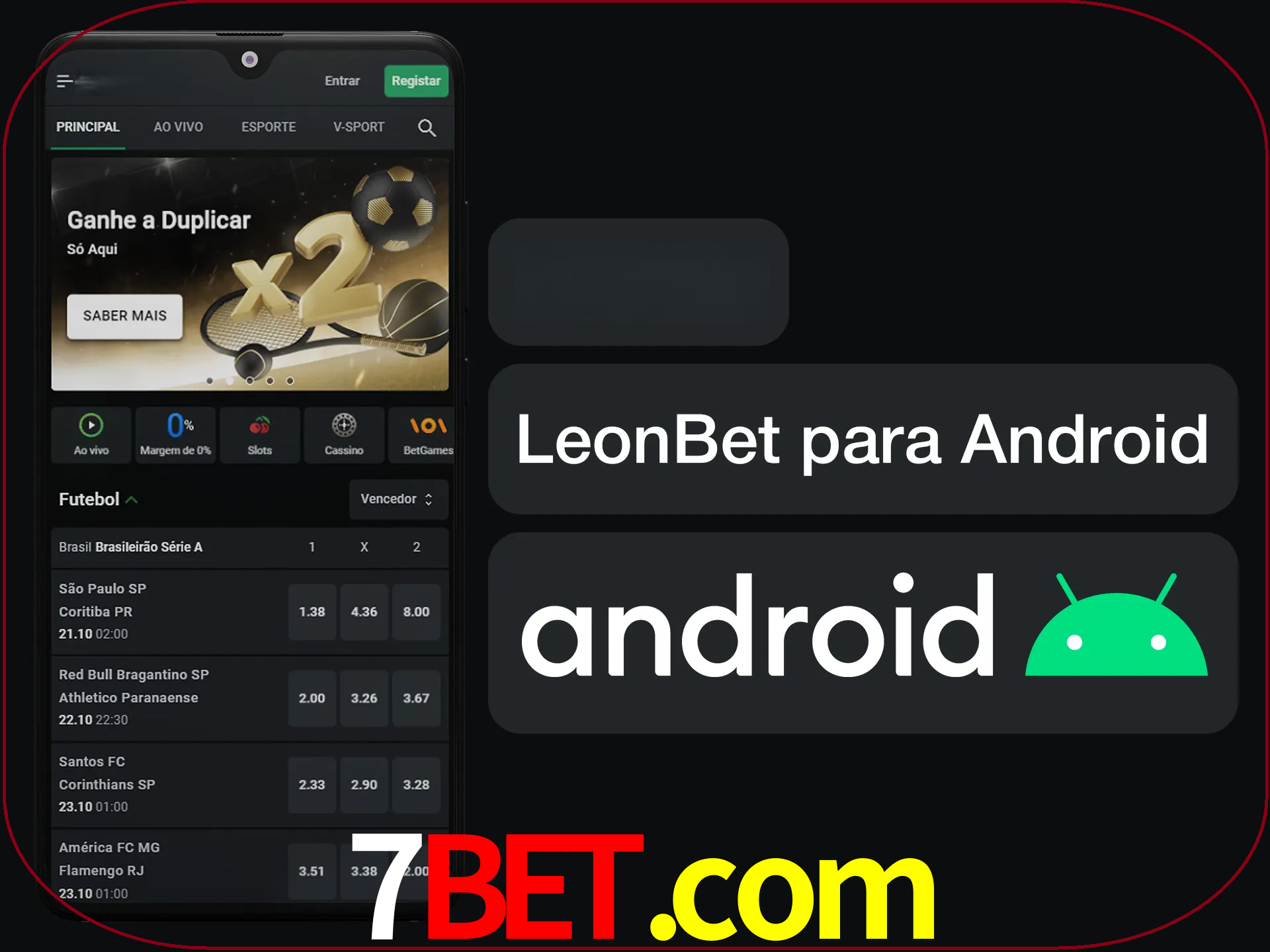 Adquira sua versão poket de LeonBet.