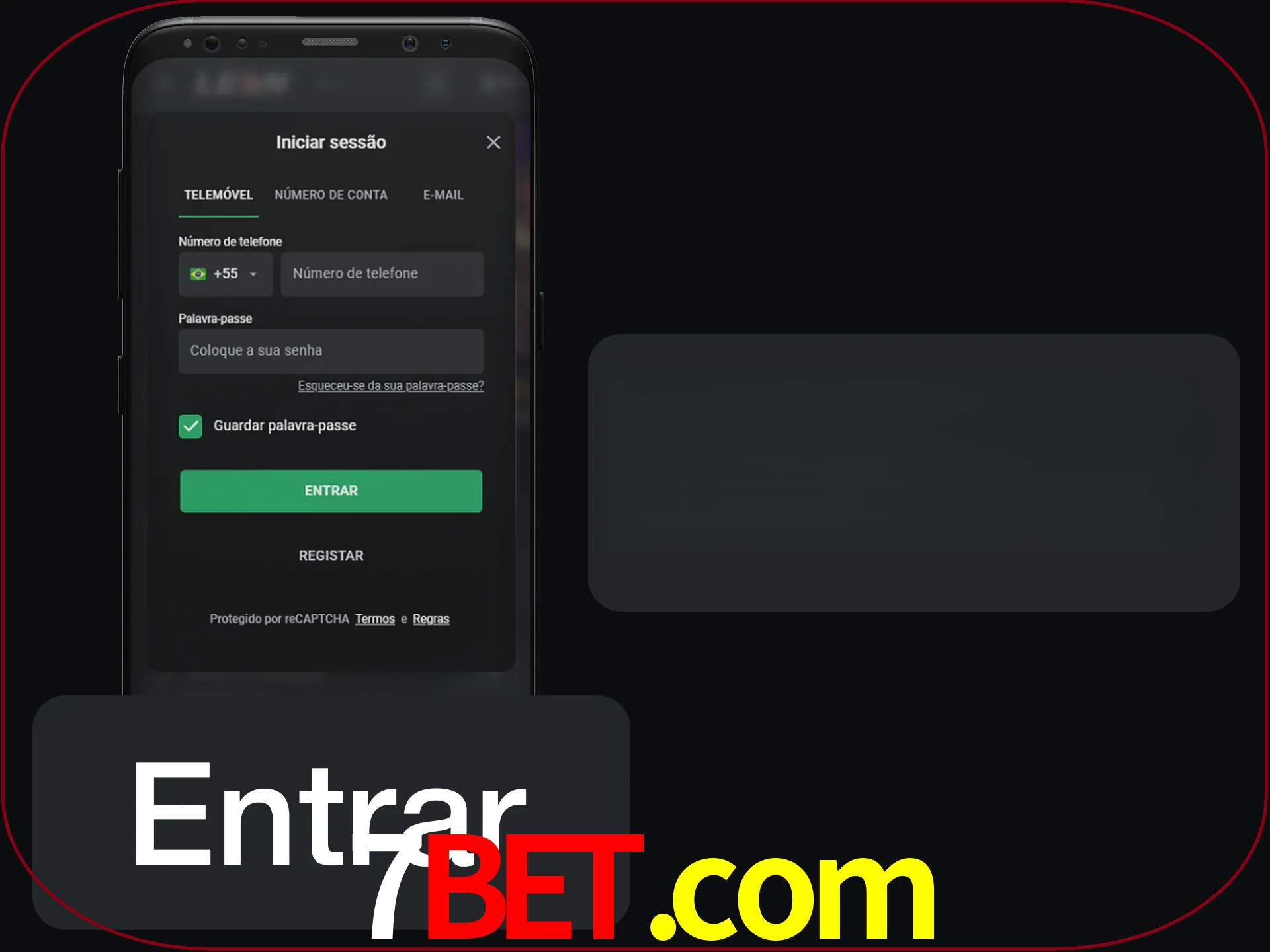 Faça o login para começar a apostar e jogar no cassino.